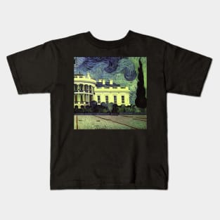 White House in Van Gogh's style Kids T-Shirt